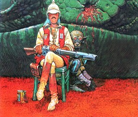 Quadrinho autoral de Moebius